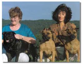 Bobby and her sire and dam